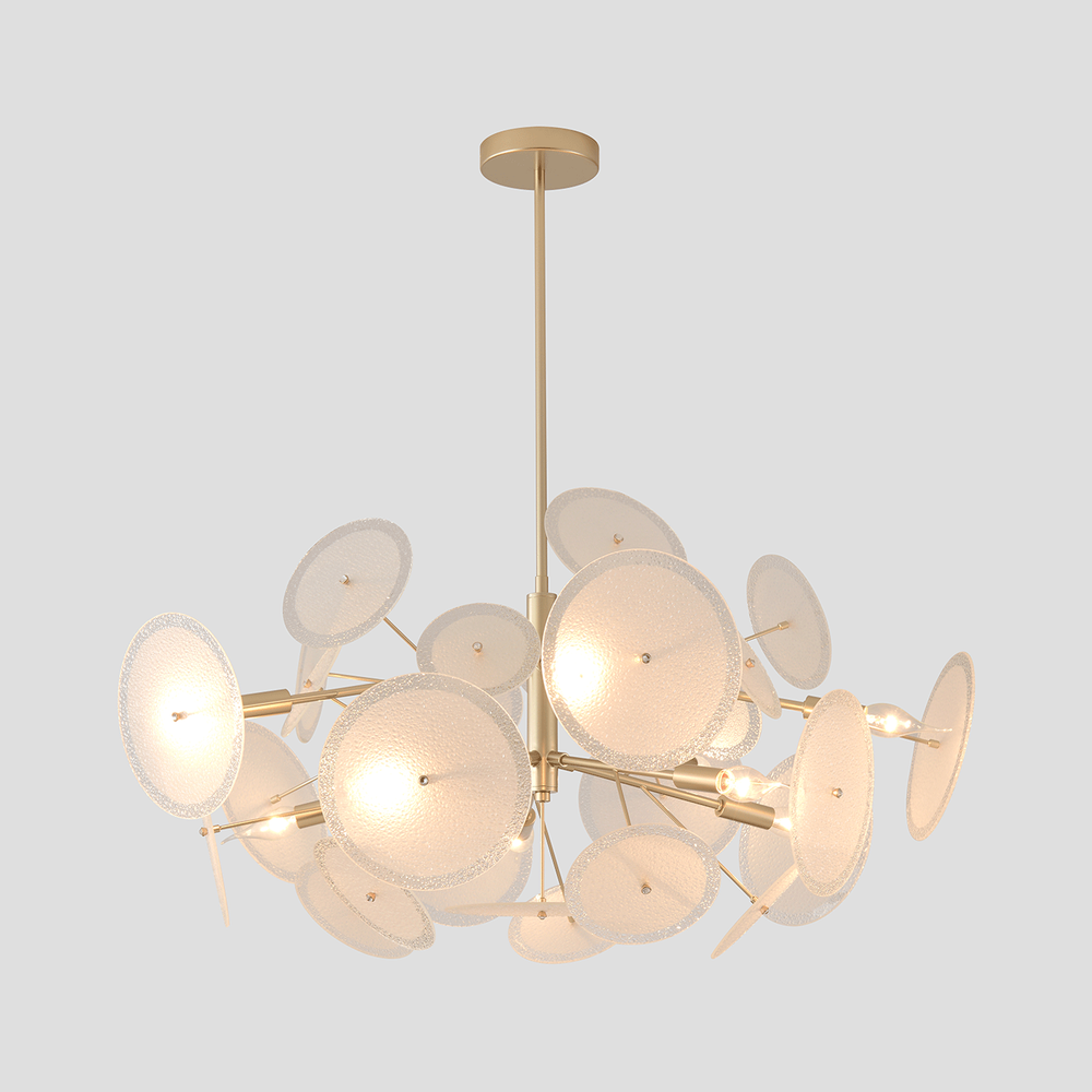 Подвесная люстра Crystal Lux DANDELION SP10 GOLD