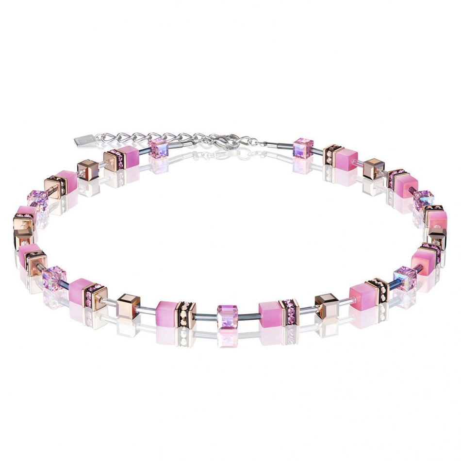 Колье Coeur de Lion 4016/10-1920 цвет розовый