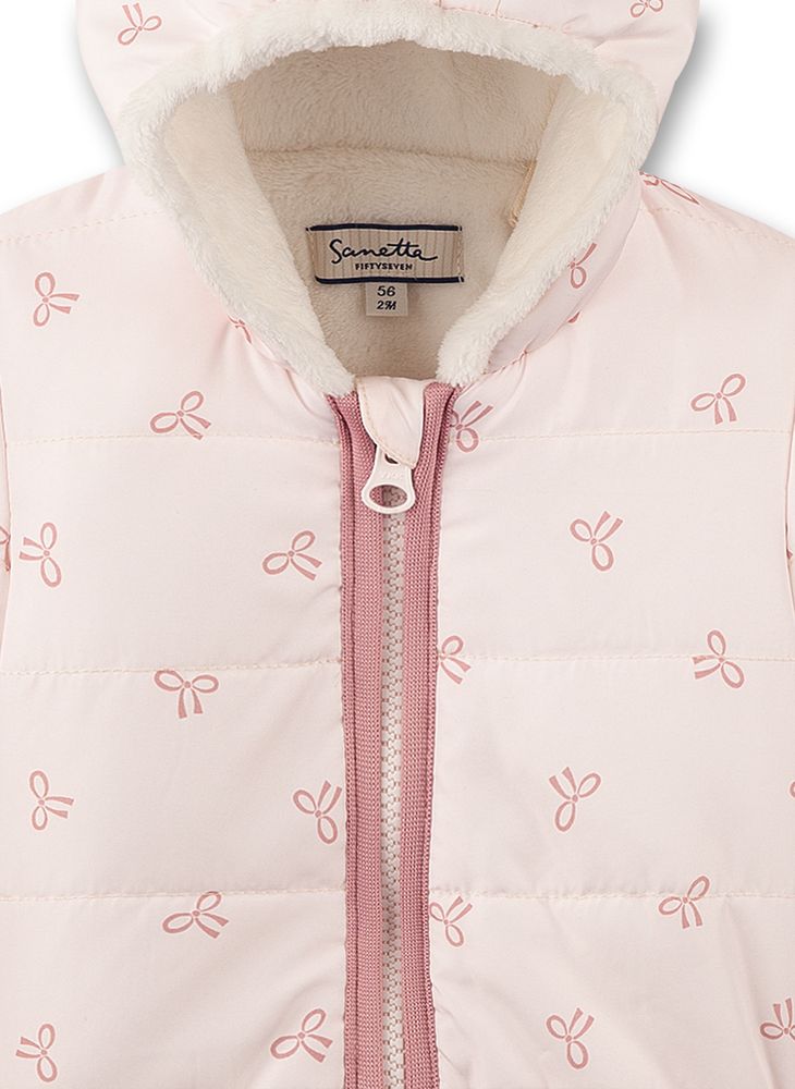 Нежно-розовая куртка FIFTYSEVEN by Sanetta для девочки