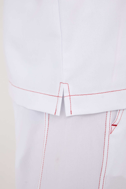 Топ медицинский мужской Гекай, белый