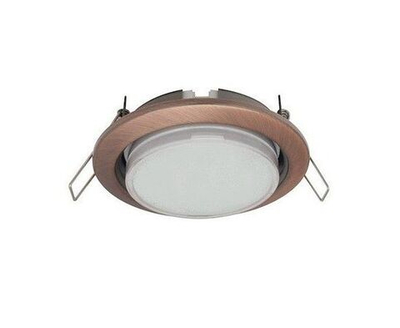 FP53P2ECB Встраиваемый светильник Ecola GX53 H4 без рефл. Черненая медь 38x106 - 2pack