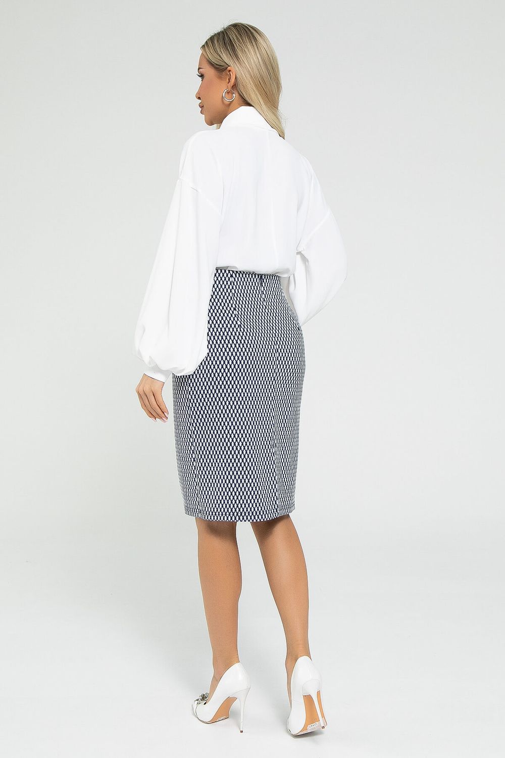 Юбка Лаура (сине-белая) Ю12871-8М LT Collection