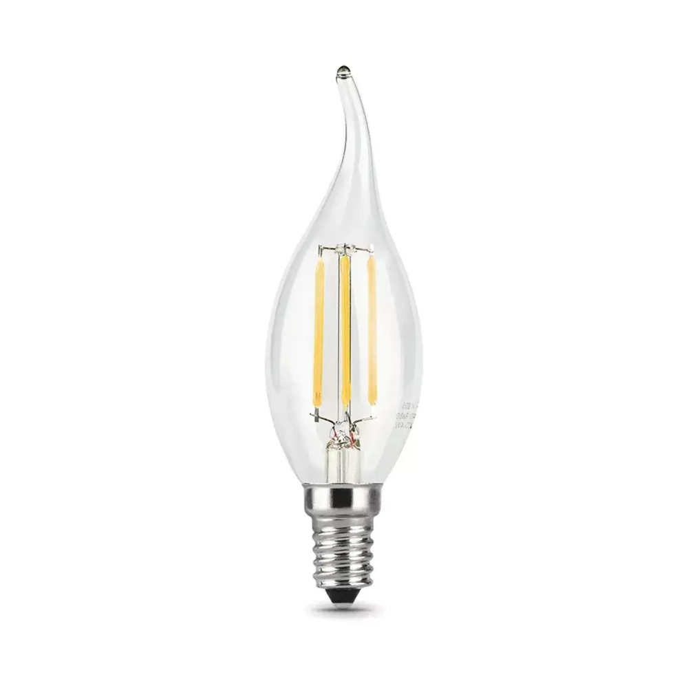 Лампа Gauss LED Filament Свеча на ветру 5W E14 450 lm 4100K диммир. 104801205-D