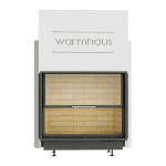 Каминная топка прямая WARMHAUS FLAT 120/80h