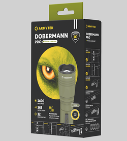 Фонарь Armytek Dobermann Pro Magnet USB Olive [F07501WO]