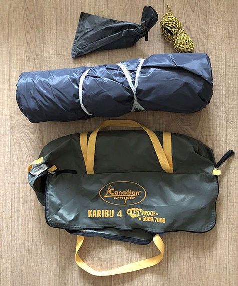 Палатка Canadian Camper KARIBU 4, цвет forest, комплектация.