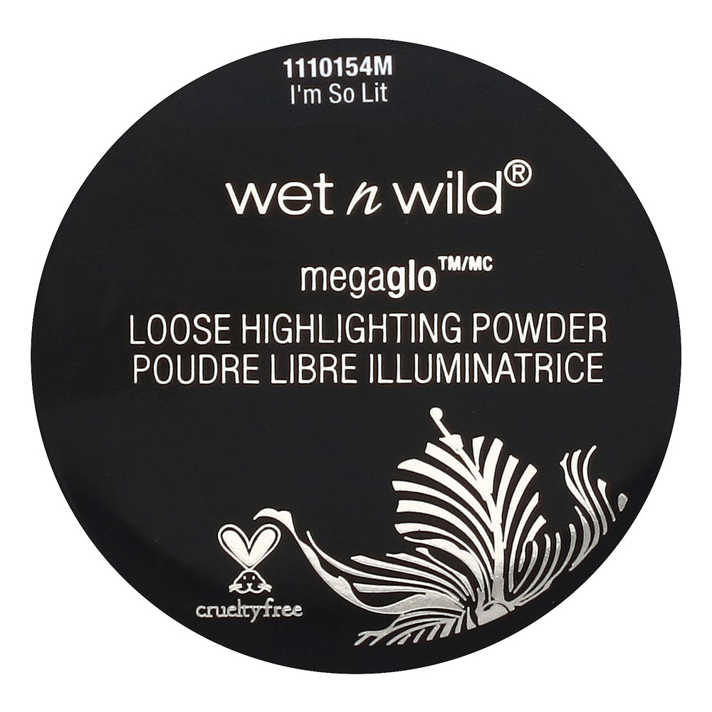 wet n wild, MegaGlo, рассыпчатая пудра-хайлайтер, 1110154M I'm So Lit, 2 г (0,07 унции)