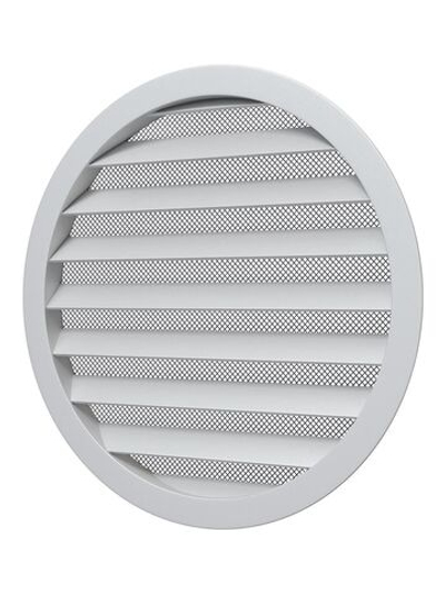 Решетка вентиляционная РКМ фланец D200 сетка D225 алюминий ERA