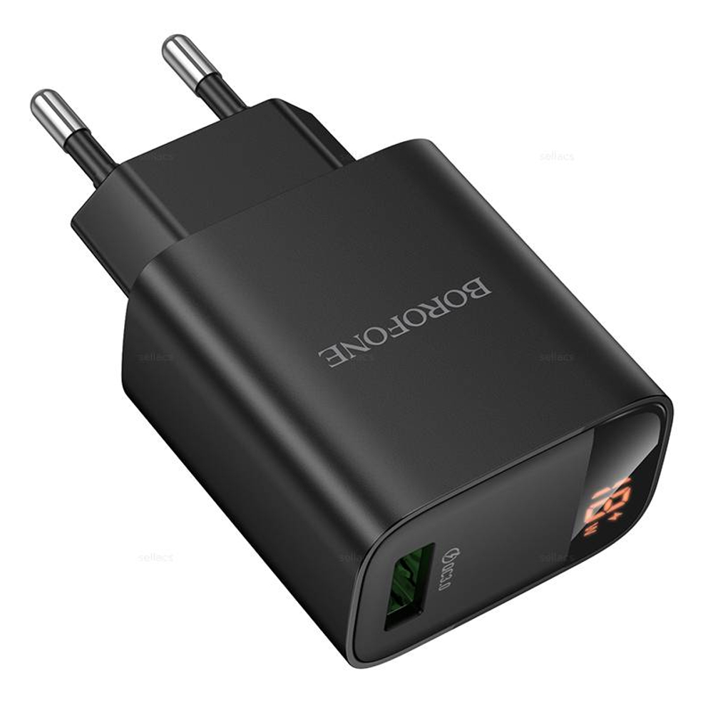 Зарядное устройство Borofone QC3.0 BA95A (black) (Краснодар склад)