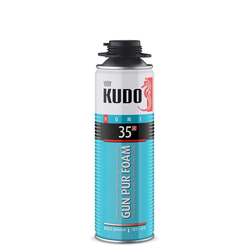 Пена монтажная KUDO HOME профи  35л  всесезонная  580г / KUPHP06U35