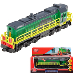 Модель Тепловоз ЧМЭ свет-звук 19 см, зеленый
