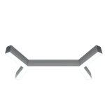 Накладной светодиодный светильник 57.6Вт 4000K