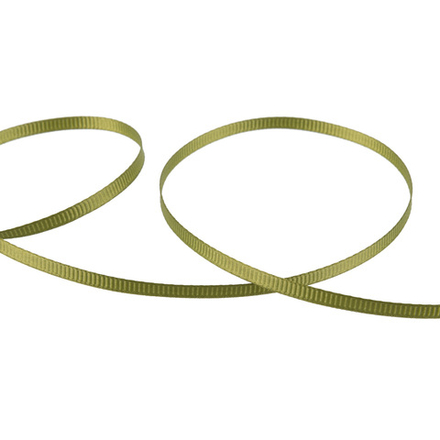 "Gamma" репсовая лента GR-03 3 мм №014 мох (оливковый)