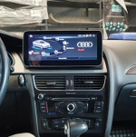 Магнитола Audi A4 (B8), A5 (8T) 2007-2016 (с джойстиком MMI) - Teyes LUX ONE ROUND монитор 12.3" 2K QLED на Android 10, CarPlay, 4G SIM-слот