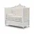 Детская кроватка с продольным маятником Гандылян Лиона Белая