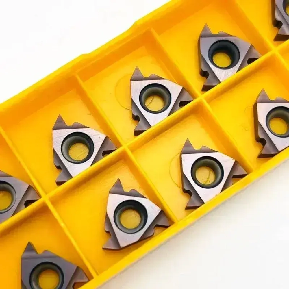 16ER AG60 VP15TF пластина резьбовая твердосплавная / 5 штук / Угол 60 градусов. ANGO-UFA