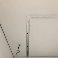 Трек для натяжного потолка 2000мм/ 2 торцевые заглушки/ 48V, черный