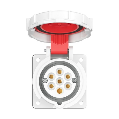 Розетка панельная PSS IP67 16A 6P+E 400В