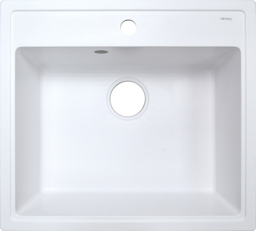 Кухонная мойка AZARIO Litos 570x505x200 искусственный мрамор, цвет Белый (CS00078321)
