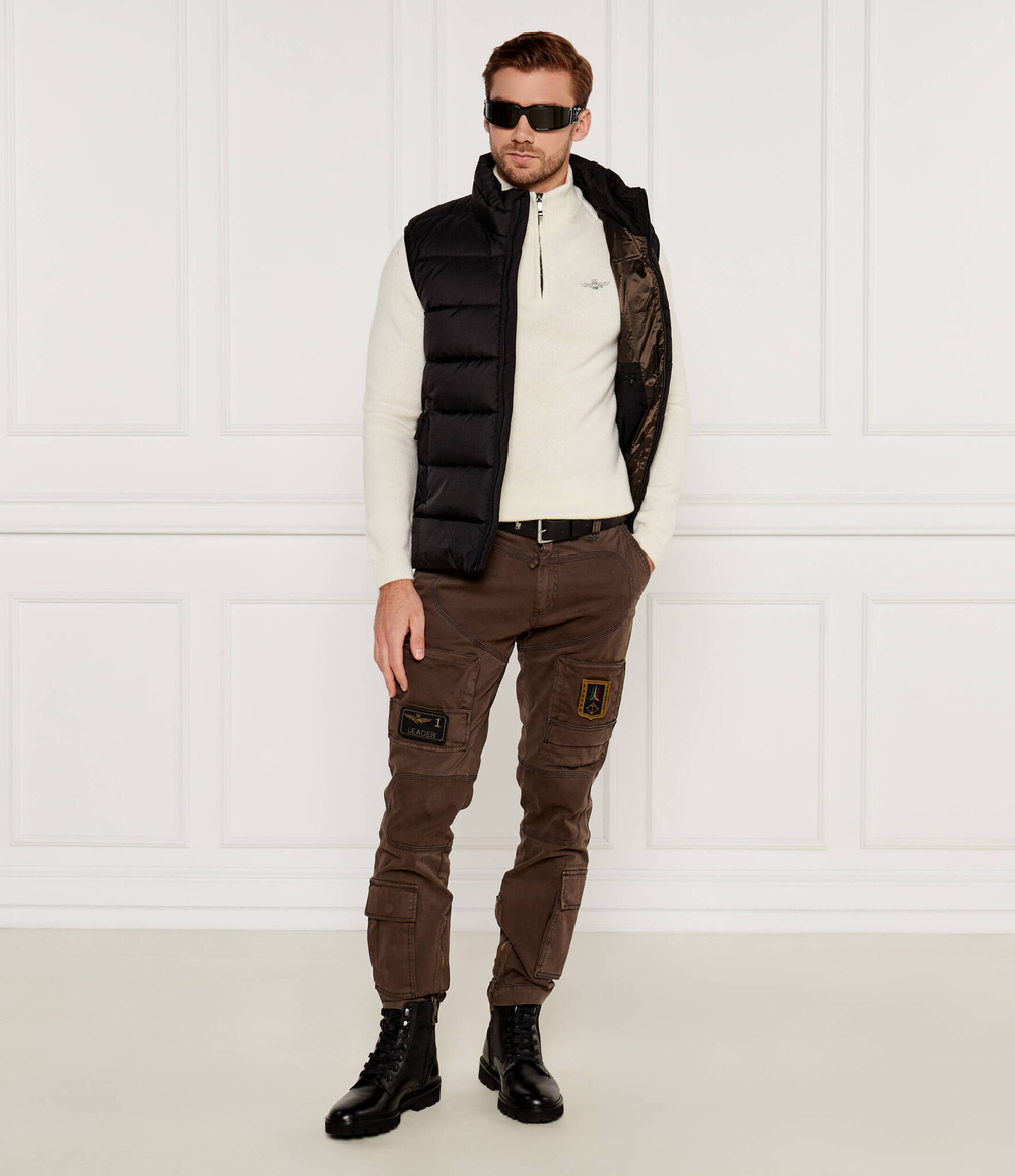 Шерстяной свитер Aeronautica Militare - экрю(MA1517L417)