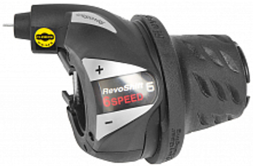 Шифтер вращающийся SL-RS36-6R Tourney SHIMANO правый 6 скоростей, с тросом 2400мм