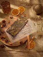 Пластиковая форма для шоколада "Плитка С Новым годом (снегири)"