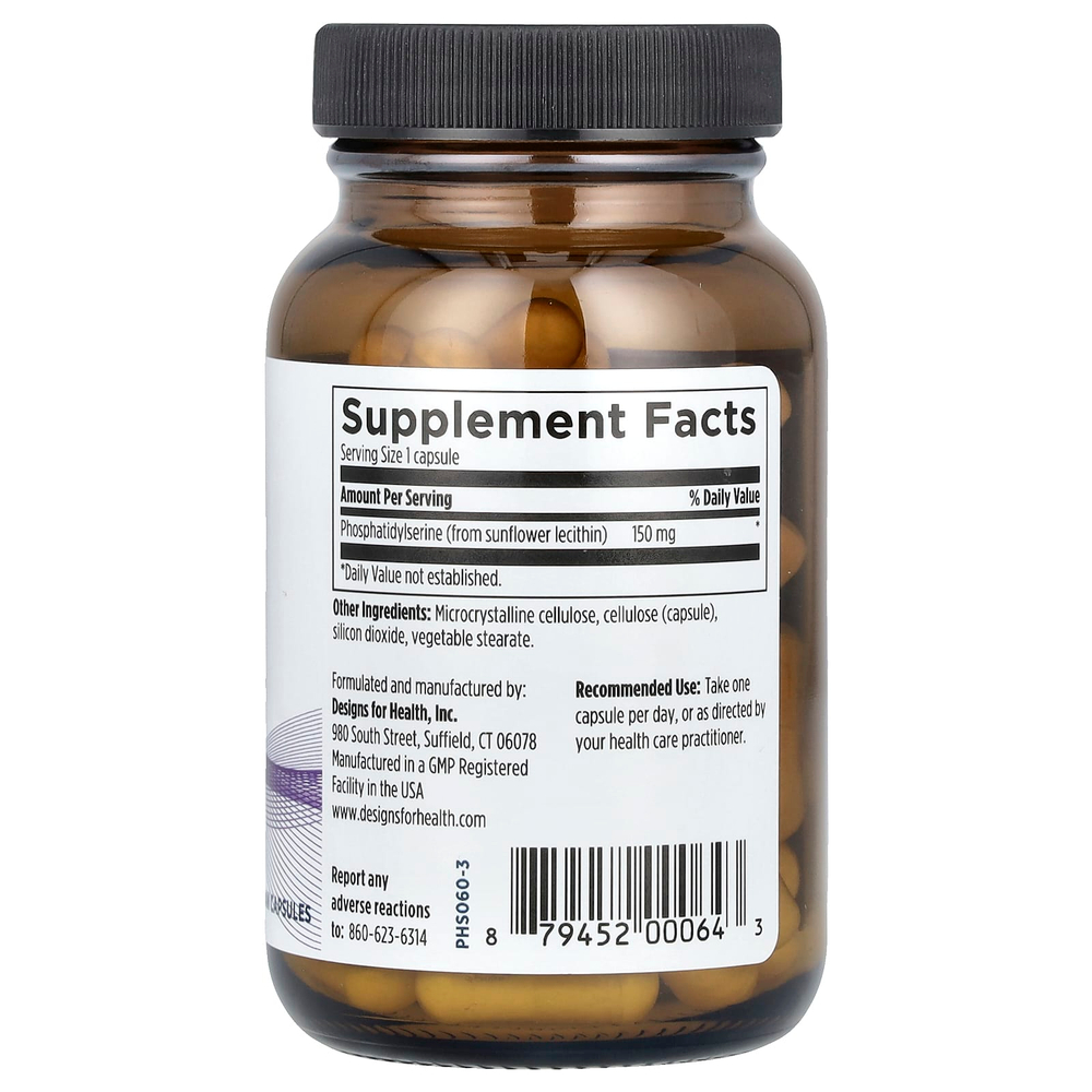 Designs For Health, PS 150, 150 мг, 60 вегетарианских капсул