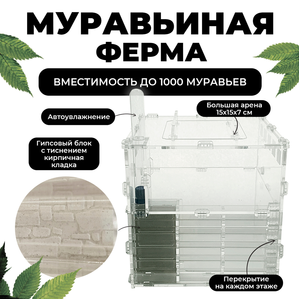 Муравьиная ферма Crystal L pro