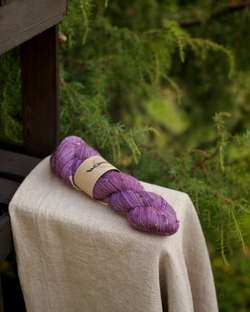 Носочный твид "Лавандовый"