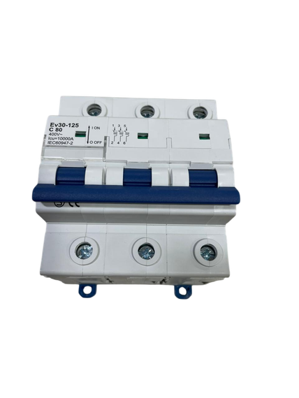 Автомат ZOTA Ev30-125 3П 80А С ОЕМ 37481