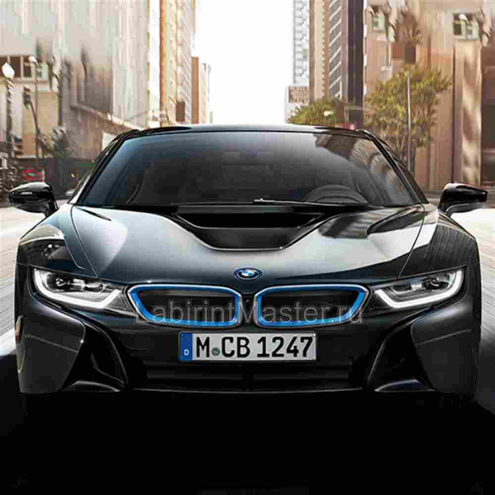 Детский электромобиль "BMW i8" 12V, черный