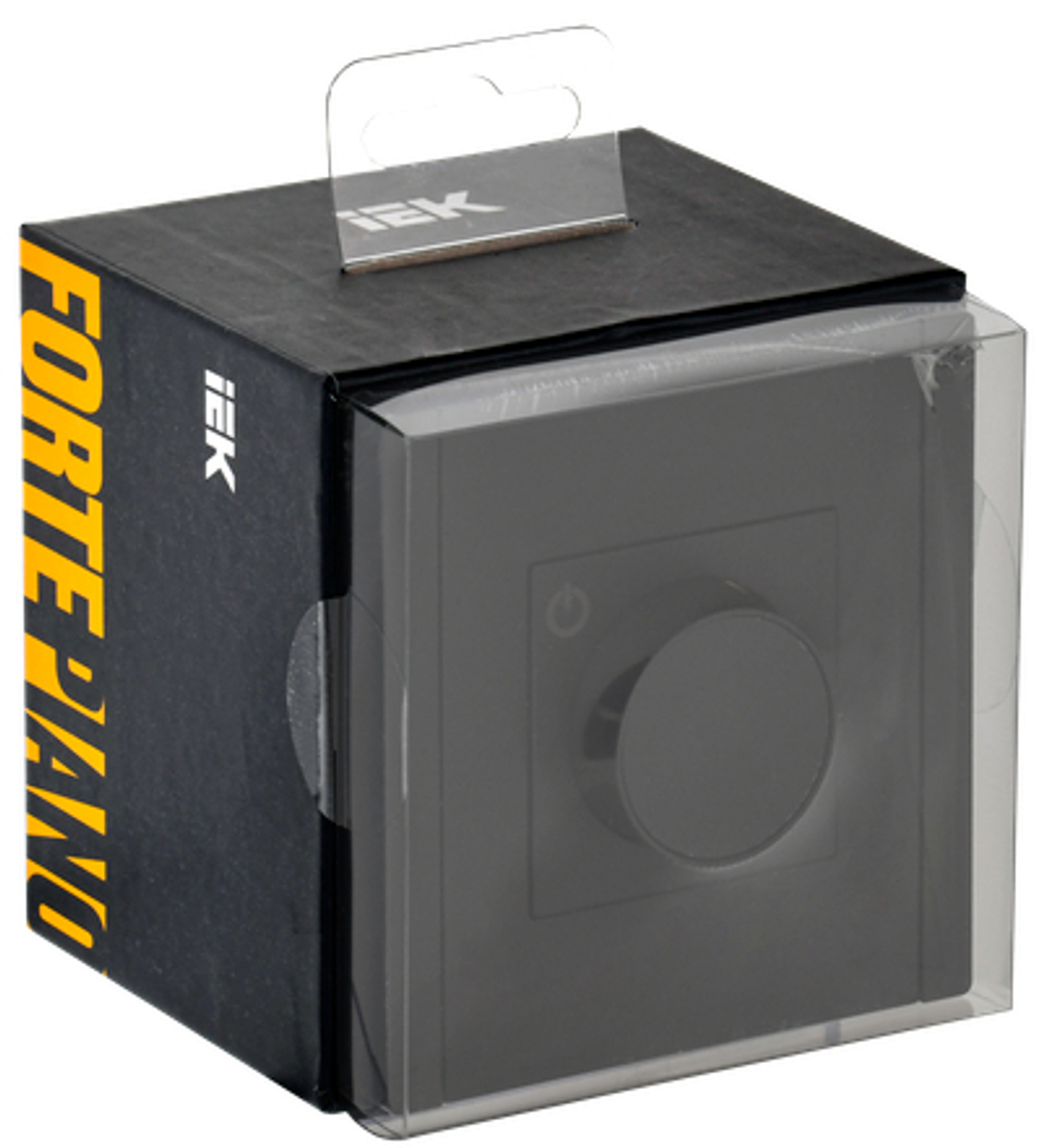 FORTE&PIANO Термостат электронный с индикацией FP152 черный IEK