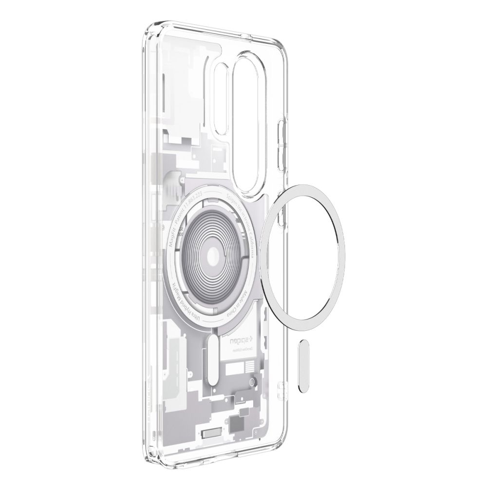 Чехол Spigen Ultra Hybrid Mag Magsafe Galaxy S26 Ultra Zero One White