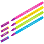 Ручка гелевая 0,5 мм, черная "Color Stick" (Berlingo)