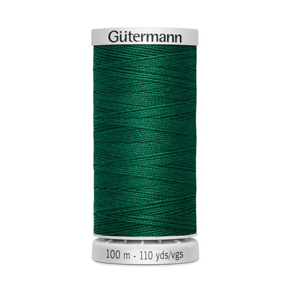 Нитки суперкрепкие Gutermann Extra Strong M782 №40 (100 метров), 5 кат. | 340 зеленый трилистник