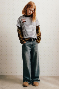 ZARA ФУТБОЛКА В ПОЛОСКУ STRANGER THINGS © NETFLIX, ПОЛОСКИ