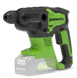 Перфоратор аккумуляторный GREENWORKS GD24SDS2 24В,SDS+,2ДЖ,б/щ,без АКБ и ЗУ (3803007)