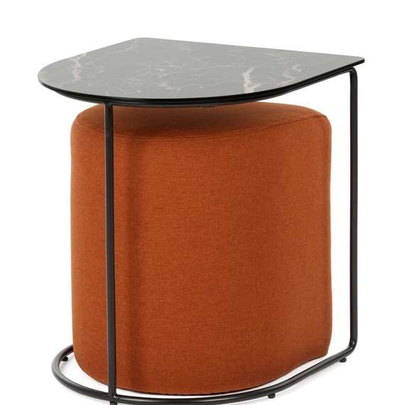 Кофейный столик с пуфом Eglens 44х42