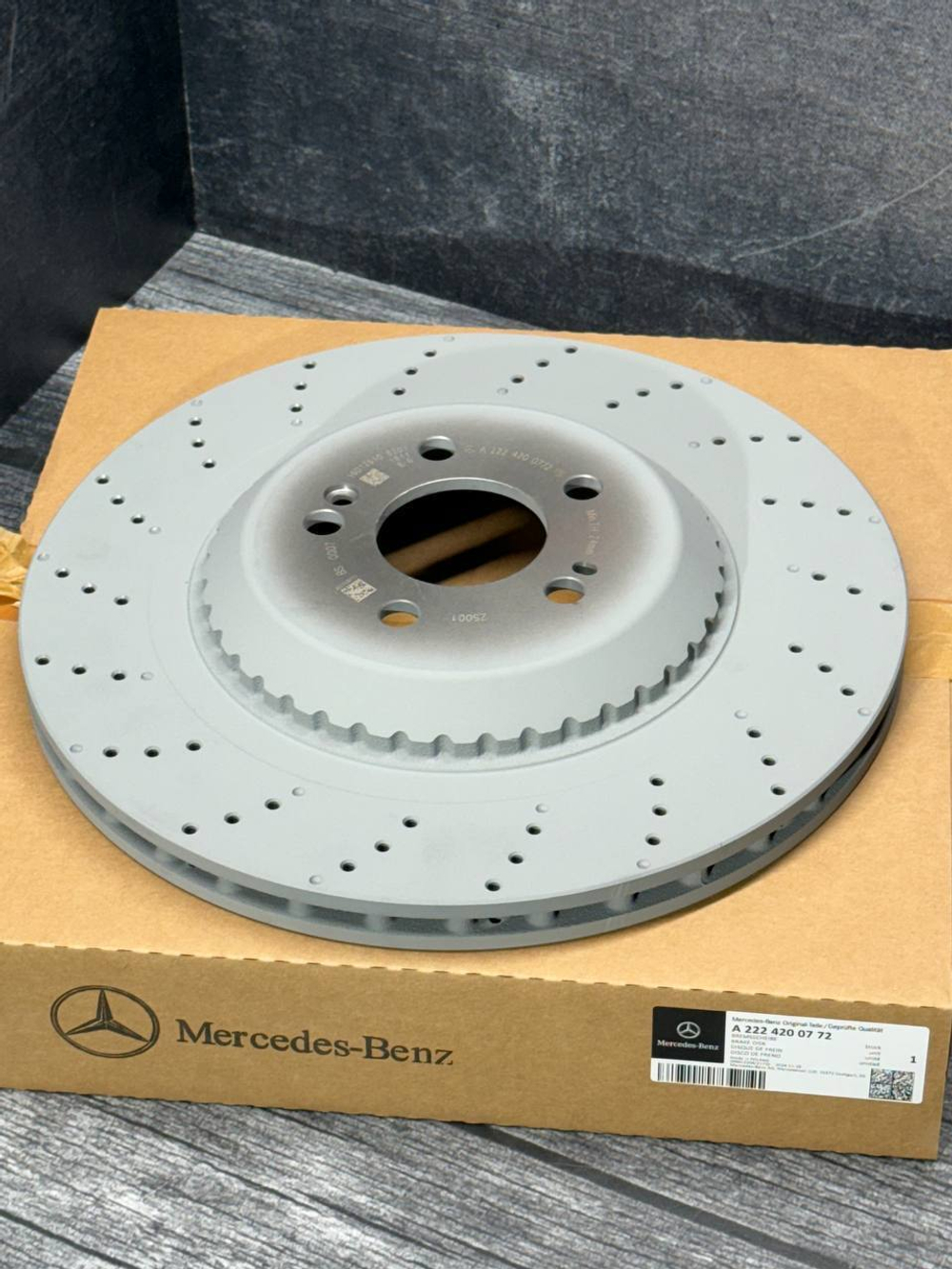 Тормозной диск задний Mercedes-Benz A2224200772