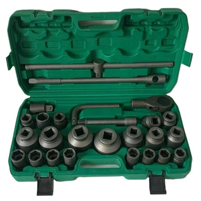 Силовой набор головок SATDPRO, для грузовика, 26 шт., в чемодане