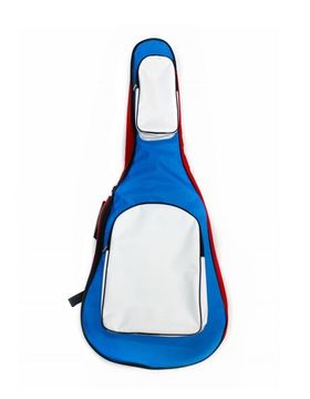 Чехол для гитары дредноут MEZZO MZ-ChG-12-3red/blue/wh