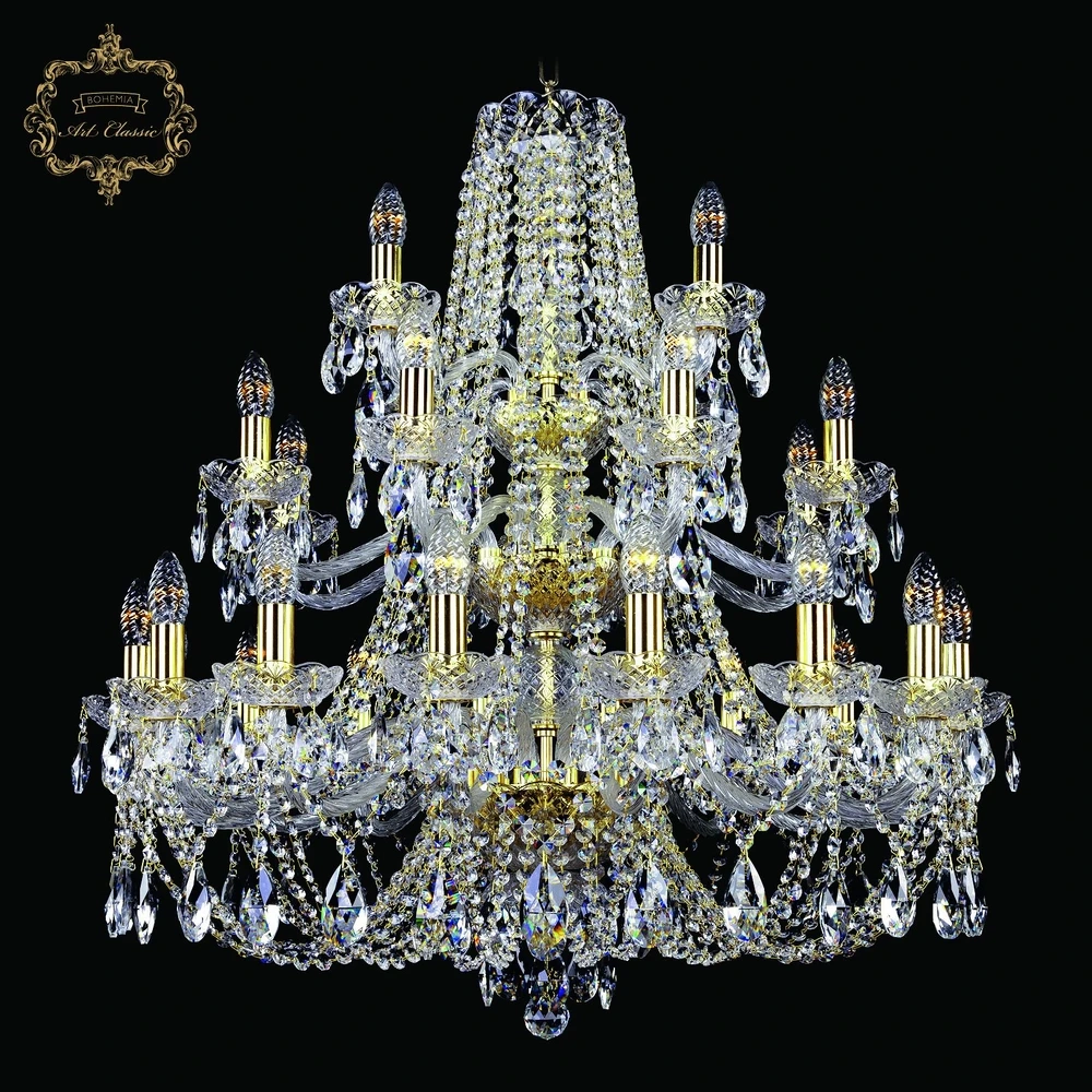 Подвесная люстра Art Classic 11.21.16+8+4.300.3d.Gd.Sp