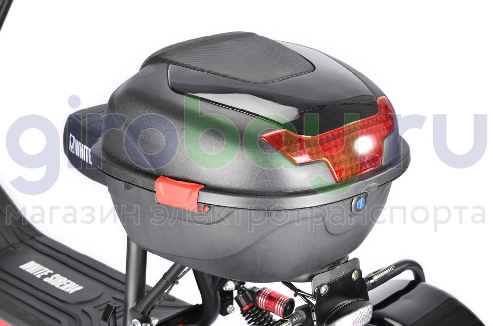 Электроскутер WHITE SIBERIA TRIKE MINI 1500W - Черный фото 20 фото №22