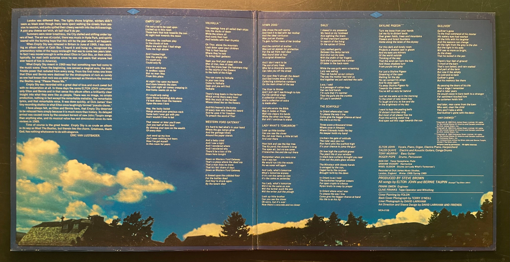 Elton John – Empty Sky (США 1975г.)