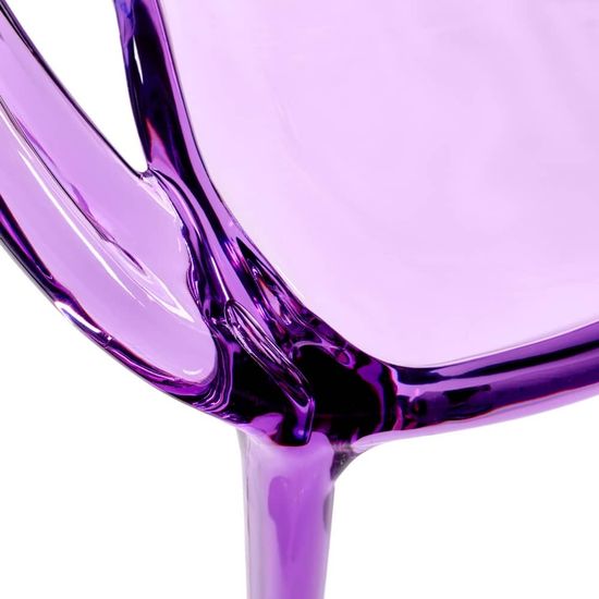 Стул Masters прозрачный сиреневый