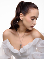 Колье "Queen pearl" Silver