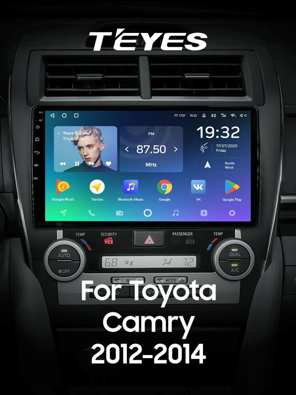 Teyes SPRO Plus 10,2" для Toyota Camry 7 2012-2014