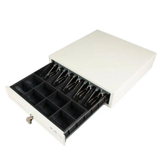 Денежный ящик POScenter 16K5 410x420x100 распайка для &quot;Epson/АТОЛ, без датчика открытой крышки&quot;, белый