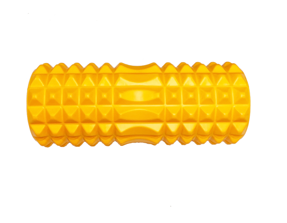 Ролик массажный для йоги Coneli Yoga Semicircle 33x14 см оранжевый
