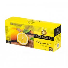 Чай АКУМОЛЛИ черный LEMON 25пак